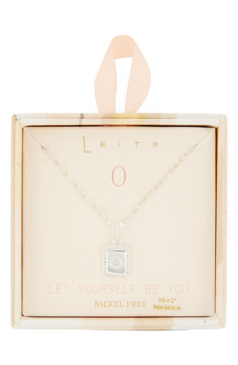 Initial Pendant Necklace