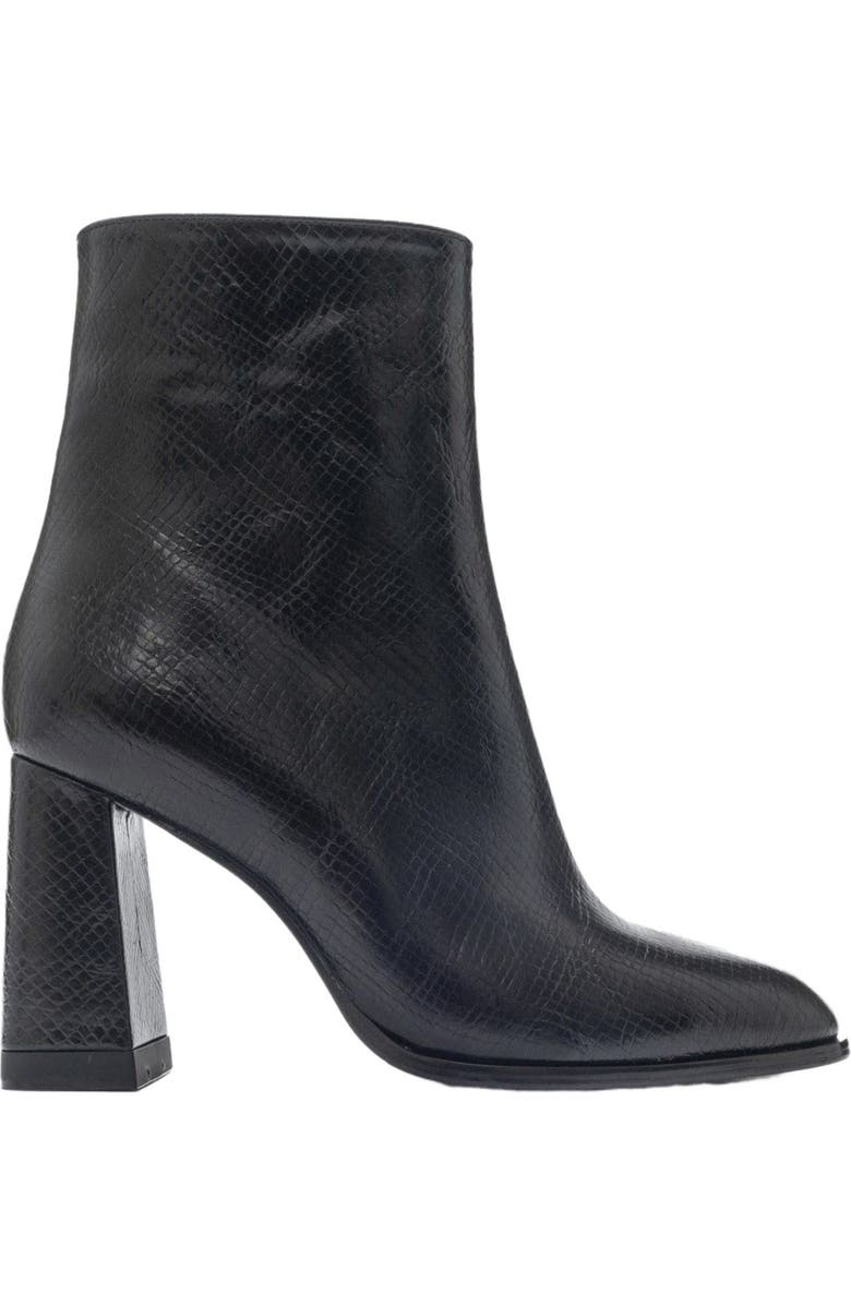 Prologue Shoes Jewel High Heel Boot, Alternate, color, Black Print Faux Leather