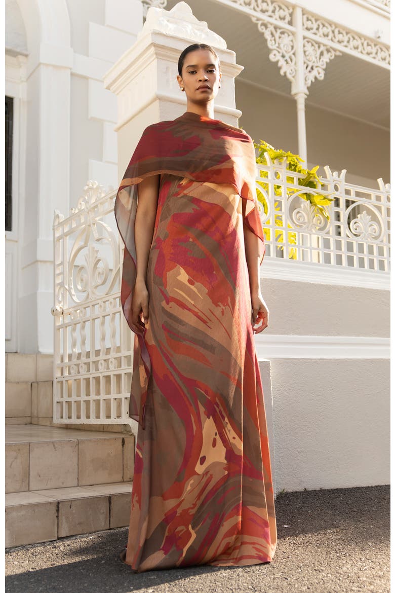 Tuki Dress, Alternate, color, Aura Red