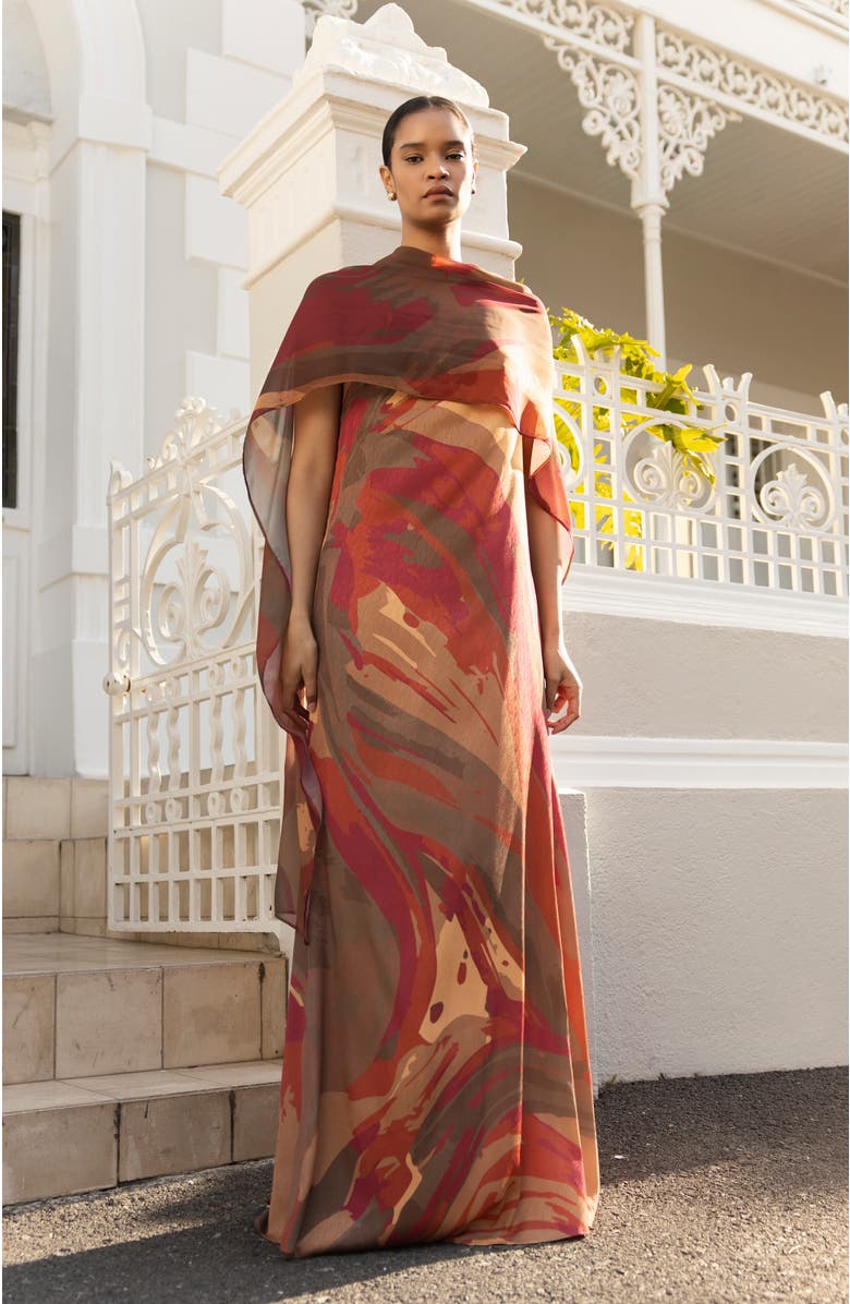 DIARRABLU Tuki Dress, Alternate, color, Aura Red