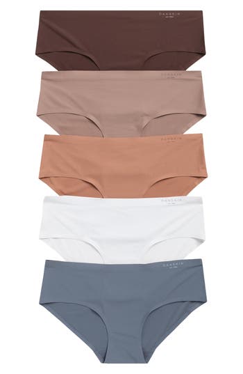 Danskin Assorted 5-pack Bonded Mesh Briefs