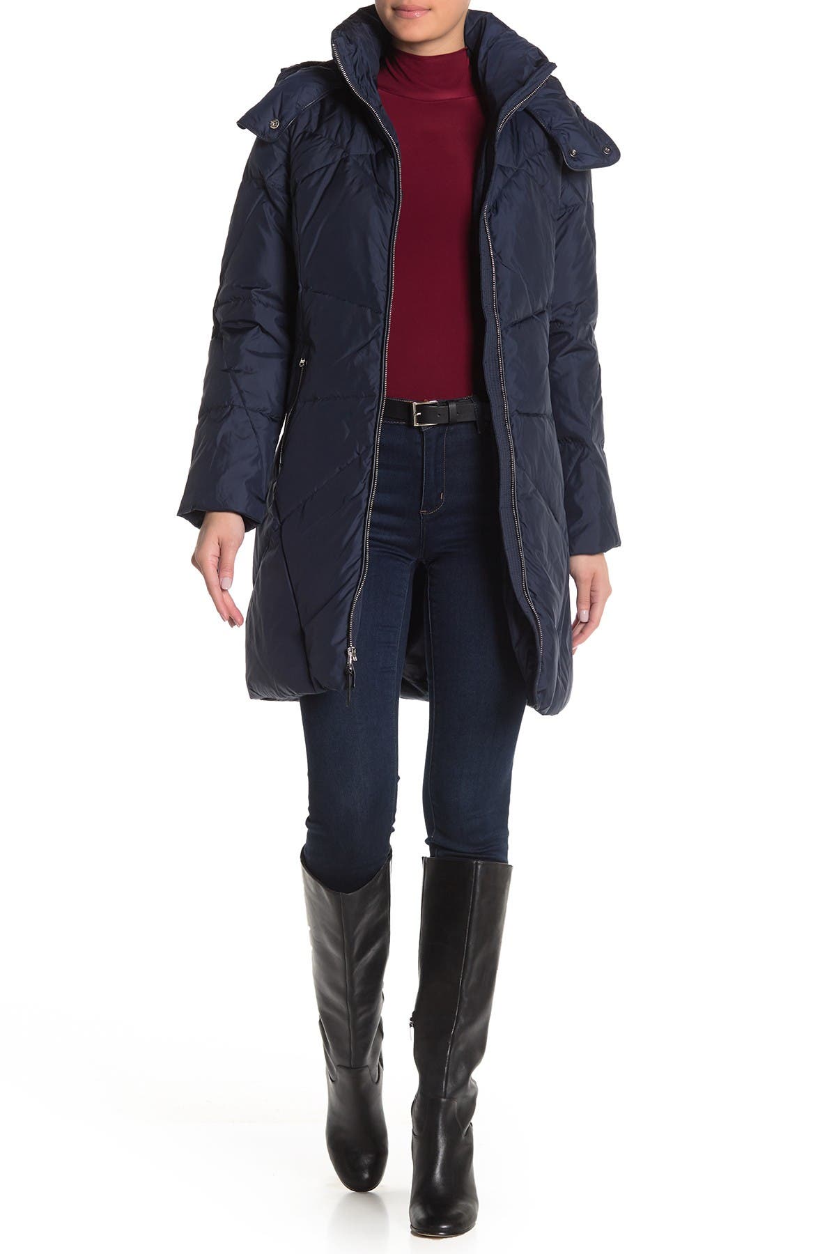 Cole Haan Padded Stitch Puffer Jacket