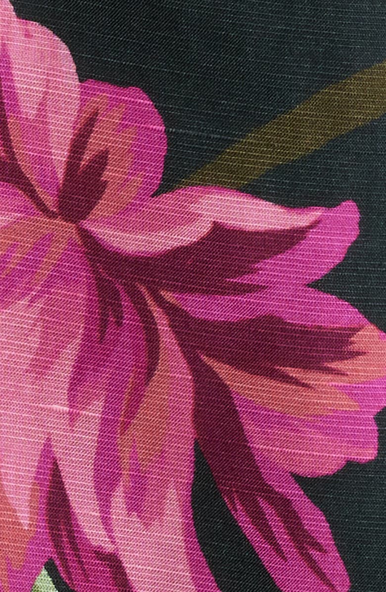 KOBI HALPERIN Kobu Halperin 'Martina' Cutout Sleeve Stretch Silk Blouse, Alternate, color, Black Multi