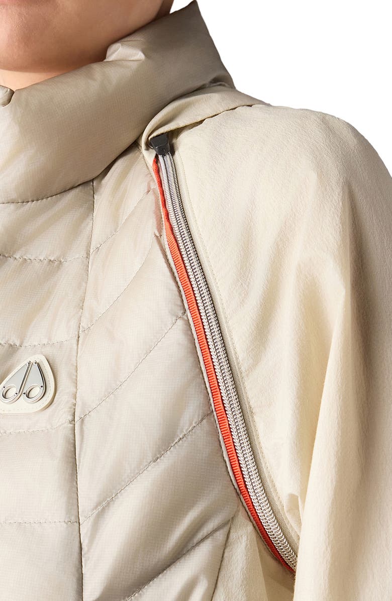 Moose Knuckles Cloud Walker 800 Fill Power Down Hybrid Jacket, Alternate, color, Alabaster