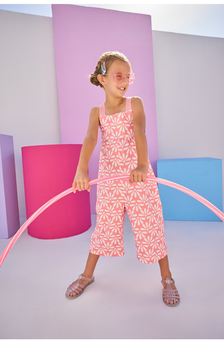 BISBY Kids' Knit Jennifer Jumpsuit, Alternate, color, Fan Floral