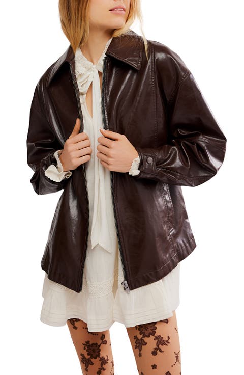 Sloan Faux Leather Jacket