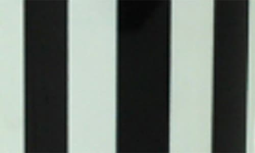 Addison Ross London Stripe Lacquer Wood Mill In Black/white