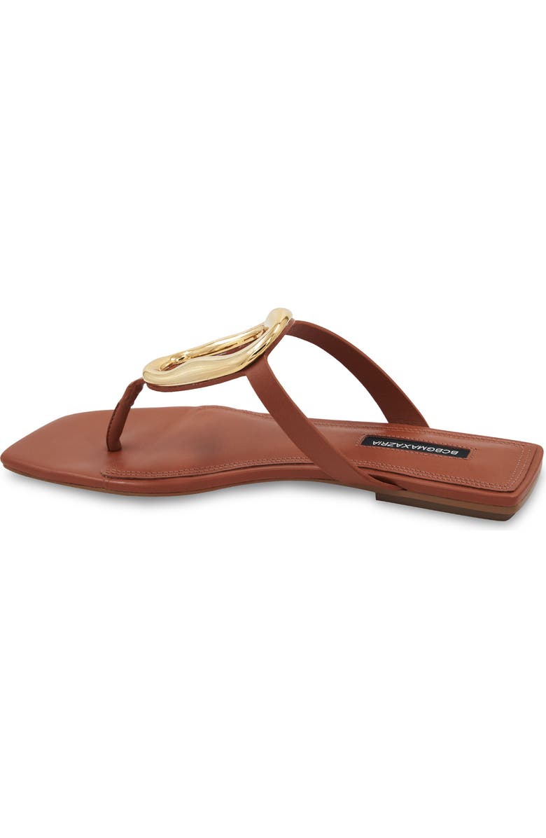 BCBGMAXAZRIA Kima Flip Flop, Alternate, color, Cognac