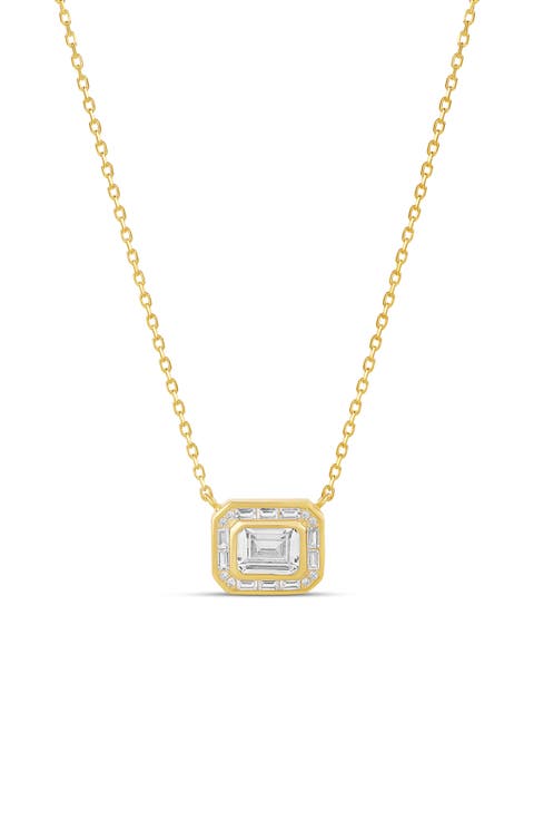 Statement Cubic Zirconia Pendant Necklace