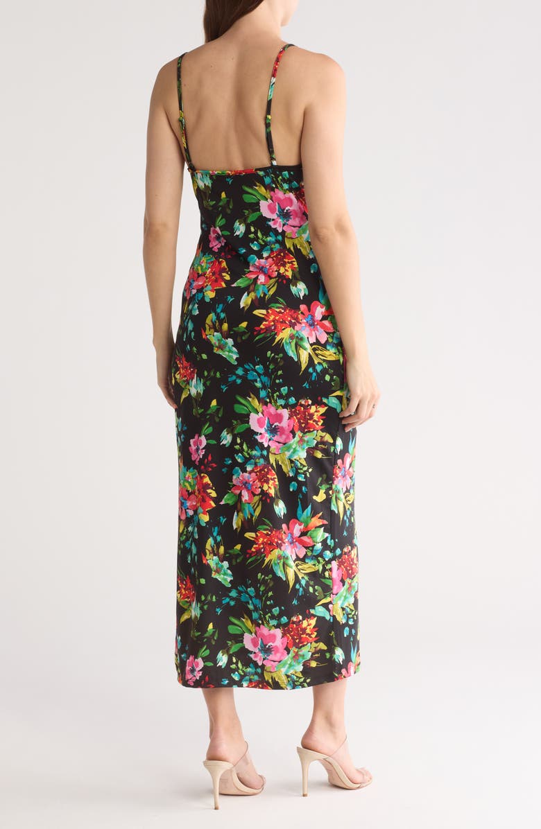 bebe Floral Slipdress, Alternate, color,