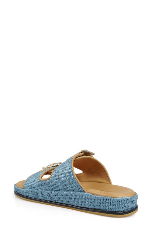 Zigi Artisan Reedie Two-strap Sandal In Blue