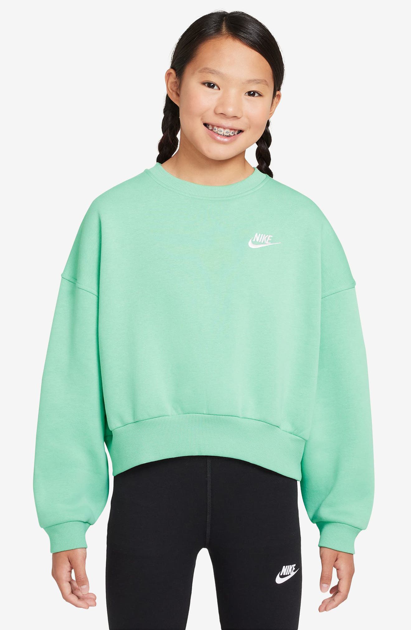 Kids' Sportswear Club Fleece Crewneck Sweatshirt
