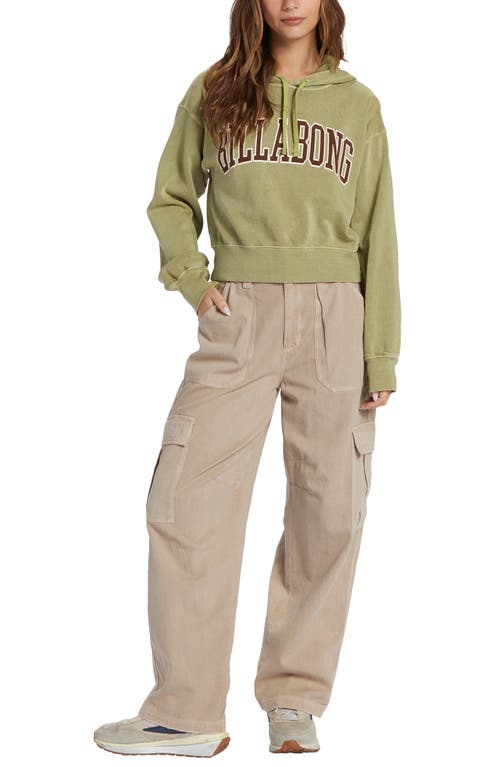 Billabong All Time Graphic Hoodie In Avocado