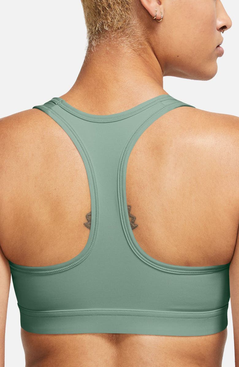 Nike Dri-FIT Swoosh Medium Support Padded Sports Bra, Alternate, color, Steam/ White