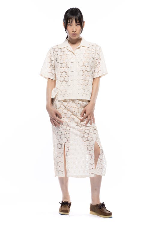 Toit Volant Adelaine Skirt In White