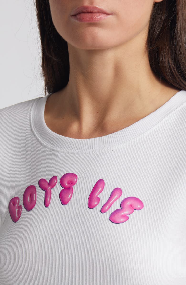 BOYS LIE Sour Patch Crop Graphic T-Shirt, Alternate, color, 