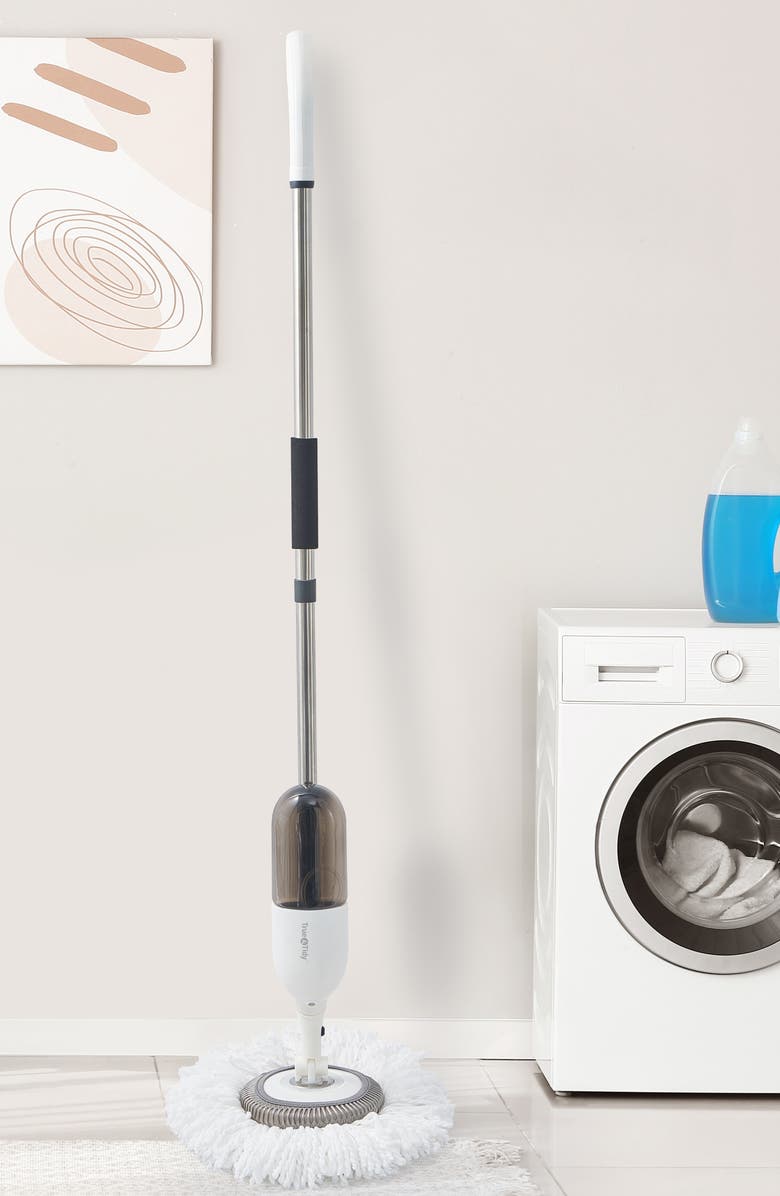 TRUE AND TIDY 4-Pack Microfiber Mop Pad, Alternate, color, White