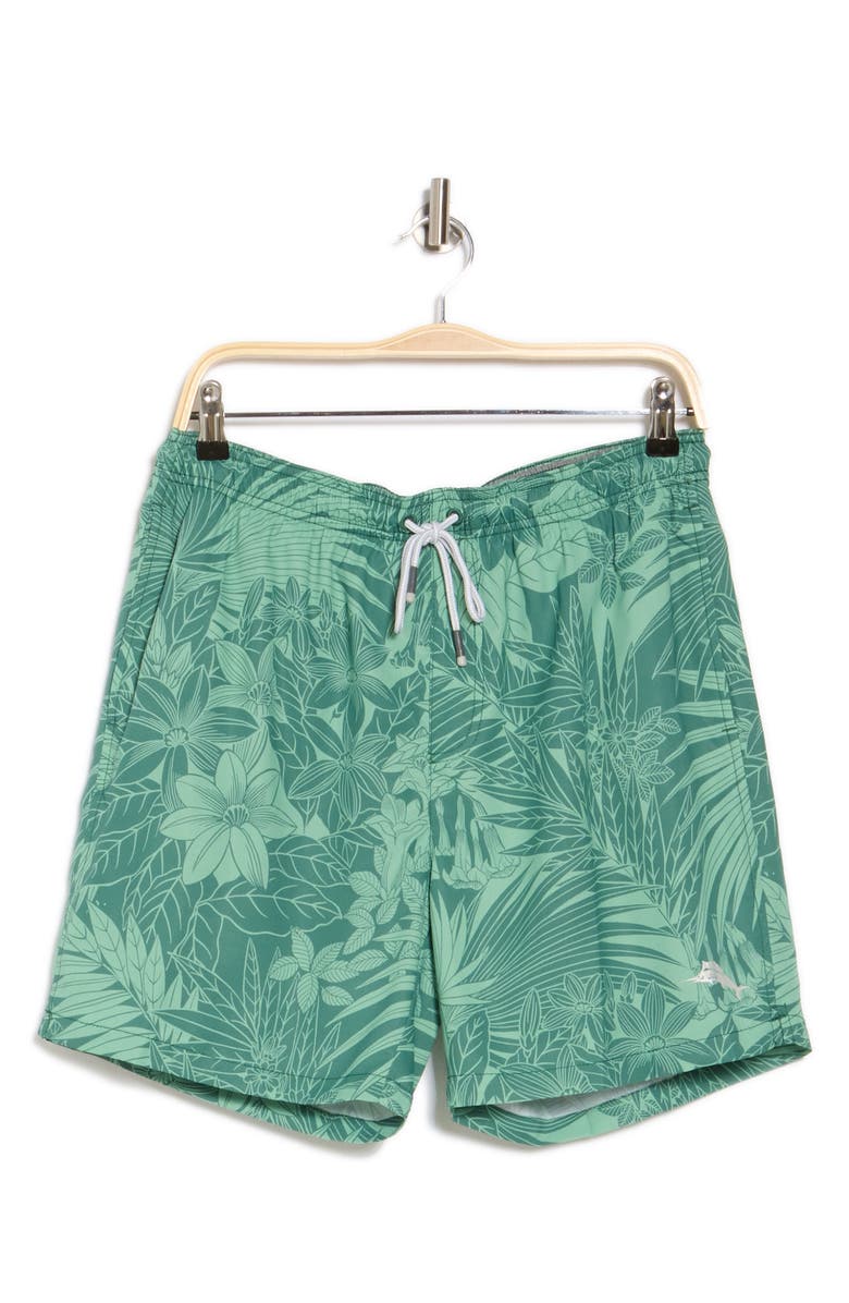Tommy Bahama Naples Santiago Palms Swim Trunks, Alternate, color, Team Green