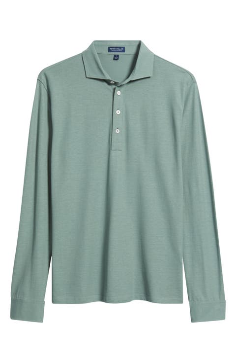 Crown Crafted Cool Long Sleeve Polo