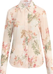 Favorite Daughter The Bailey Georgette Button-Up Shirt