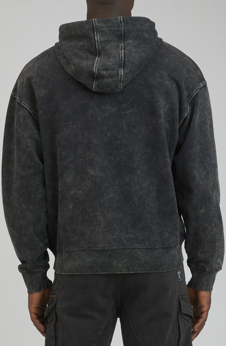 PRPS Redwood Colorblock Camo Cotton Zip-Up Hoodie, Alternate, color, 