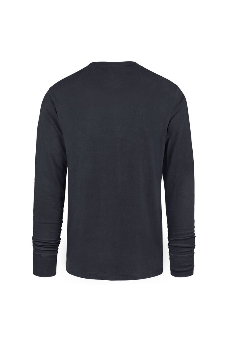 Men's '47 Navy Michigan Wolverines College Football Playoff 2023 National Champions State Outline Franklin Long Sleeve T-Shirt, Alternate, color, Navy