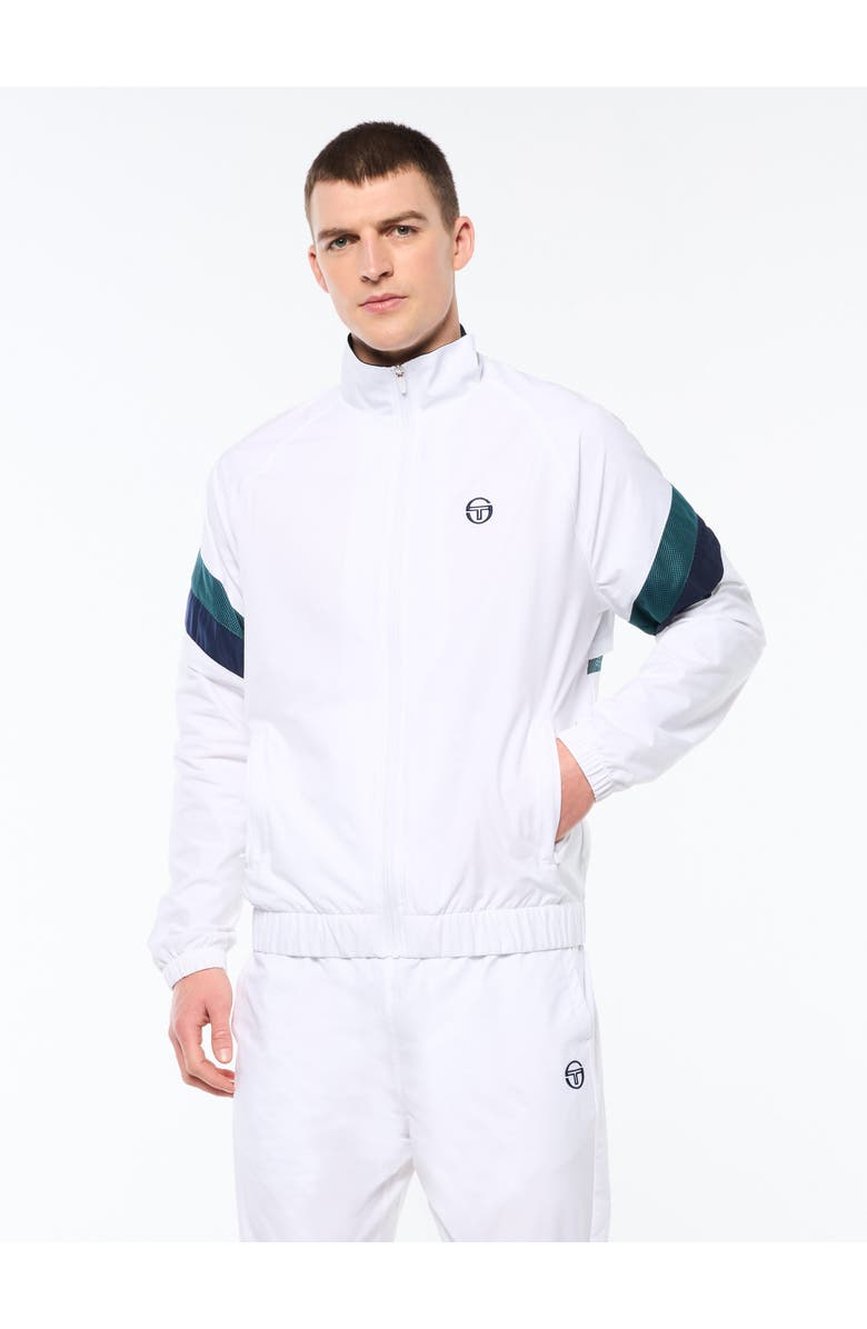 Sergio Tacchini Ventilato Track Jacket, Main, color, Brilliant White