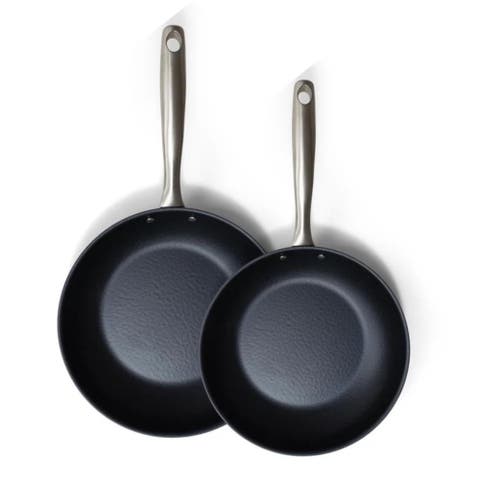 Black Angus Carbon Steel Frying Pan Set