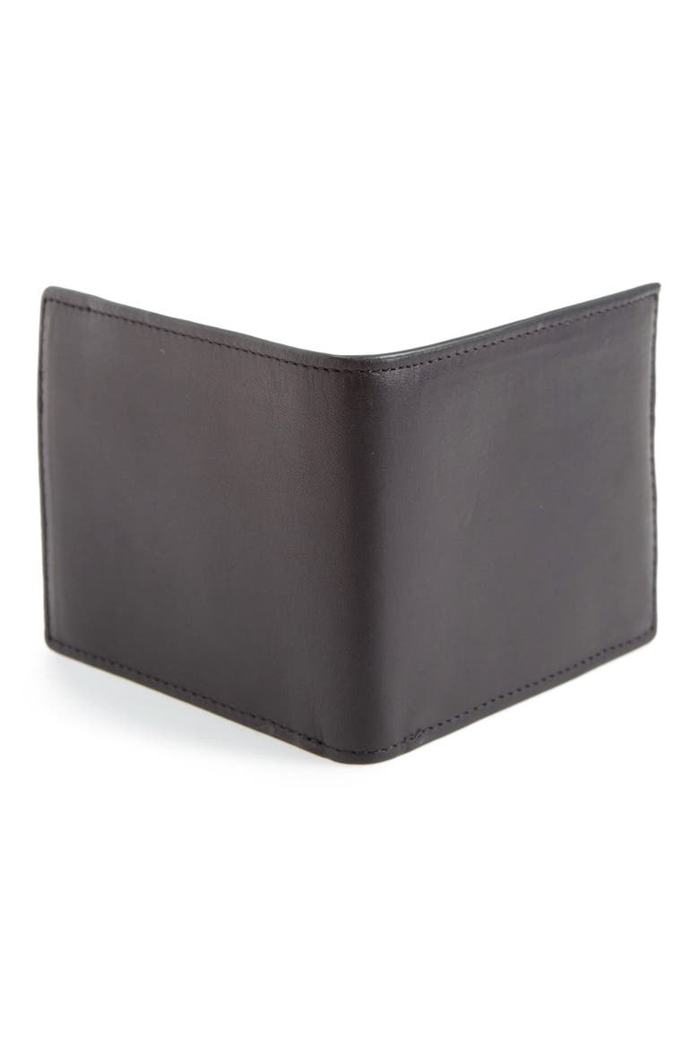 Hampshire Leather Bifold Wallet, Alternate, color, BLACK