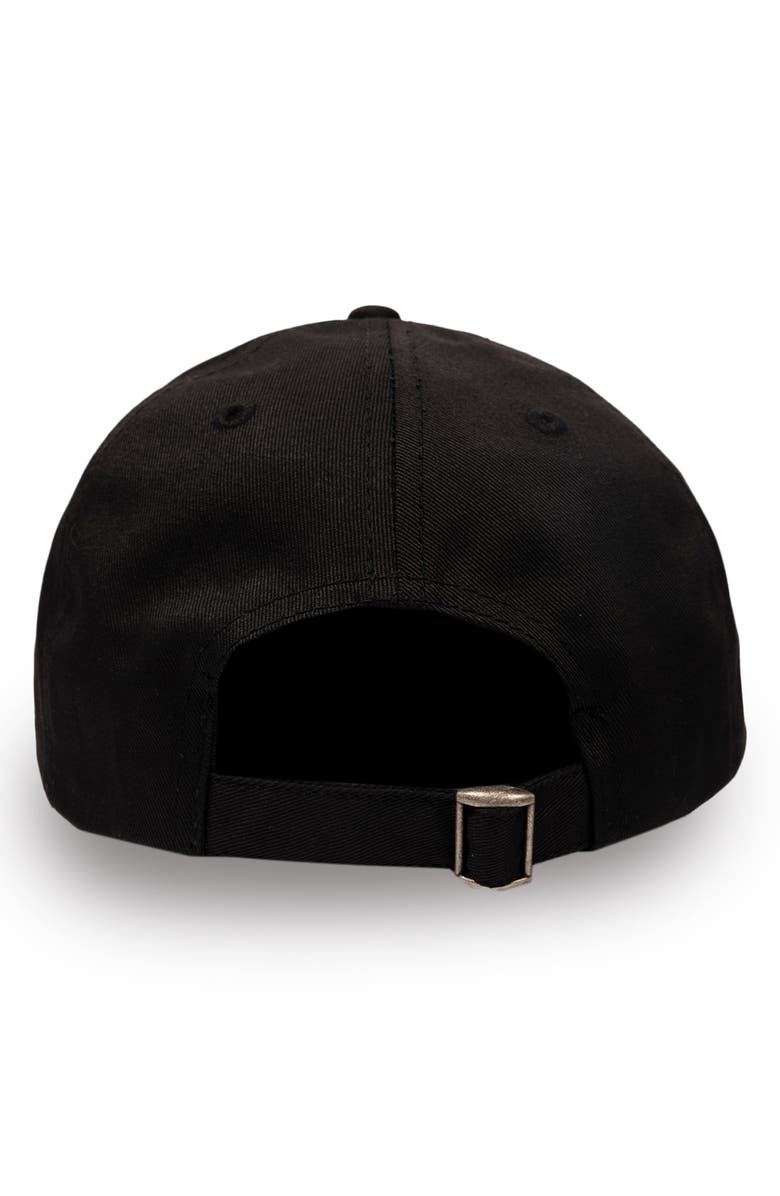PLEASURES Unity Adjustable Twill Baseball Cap, Alternate, color, Black
