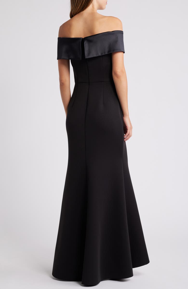 Eliza J Off the Shoulder Mermaid Gown, Alternate, color,