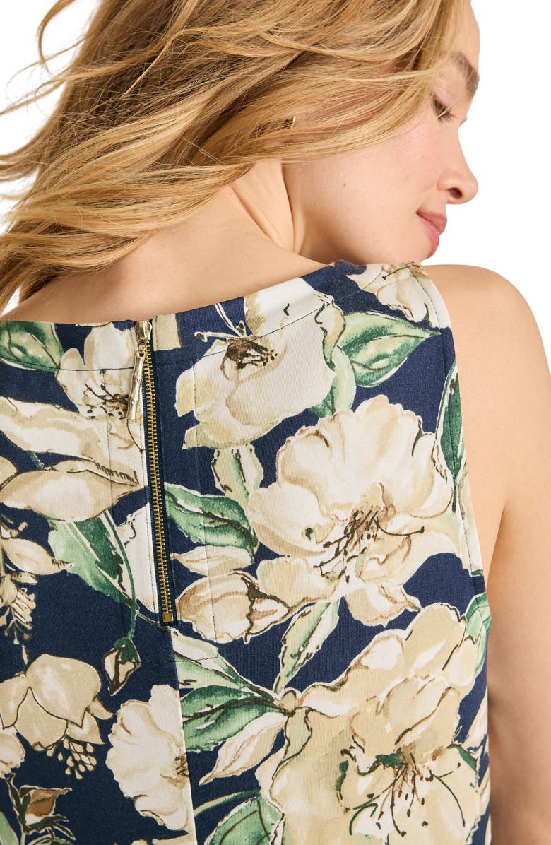 Tommy Bahama Darcy Floral Print Sleeveless Minidress, Alternate, color, Coastline