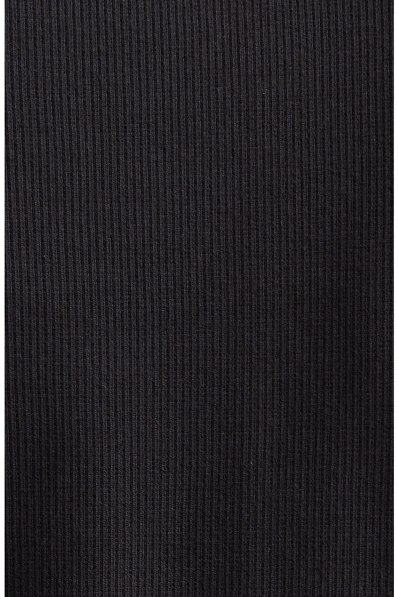 Sam Stretch Cotton Rib T-Shirt, Alternate, color, BLACK