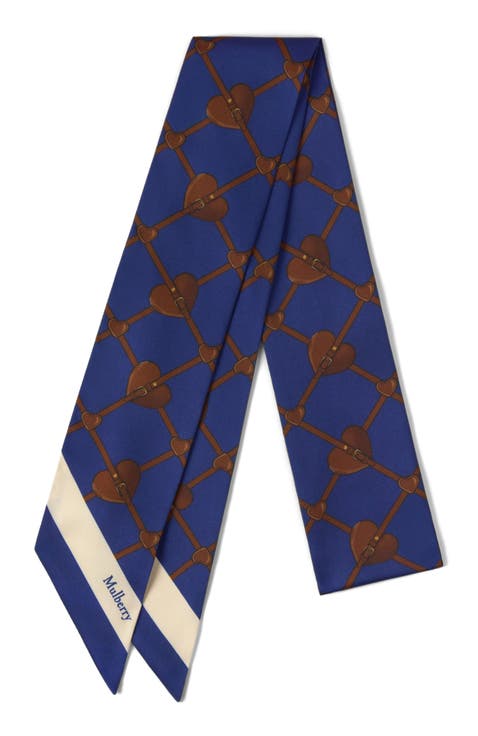 Heart Pocket Skinny Scarf