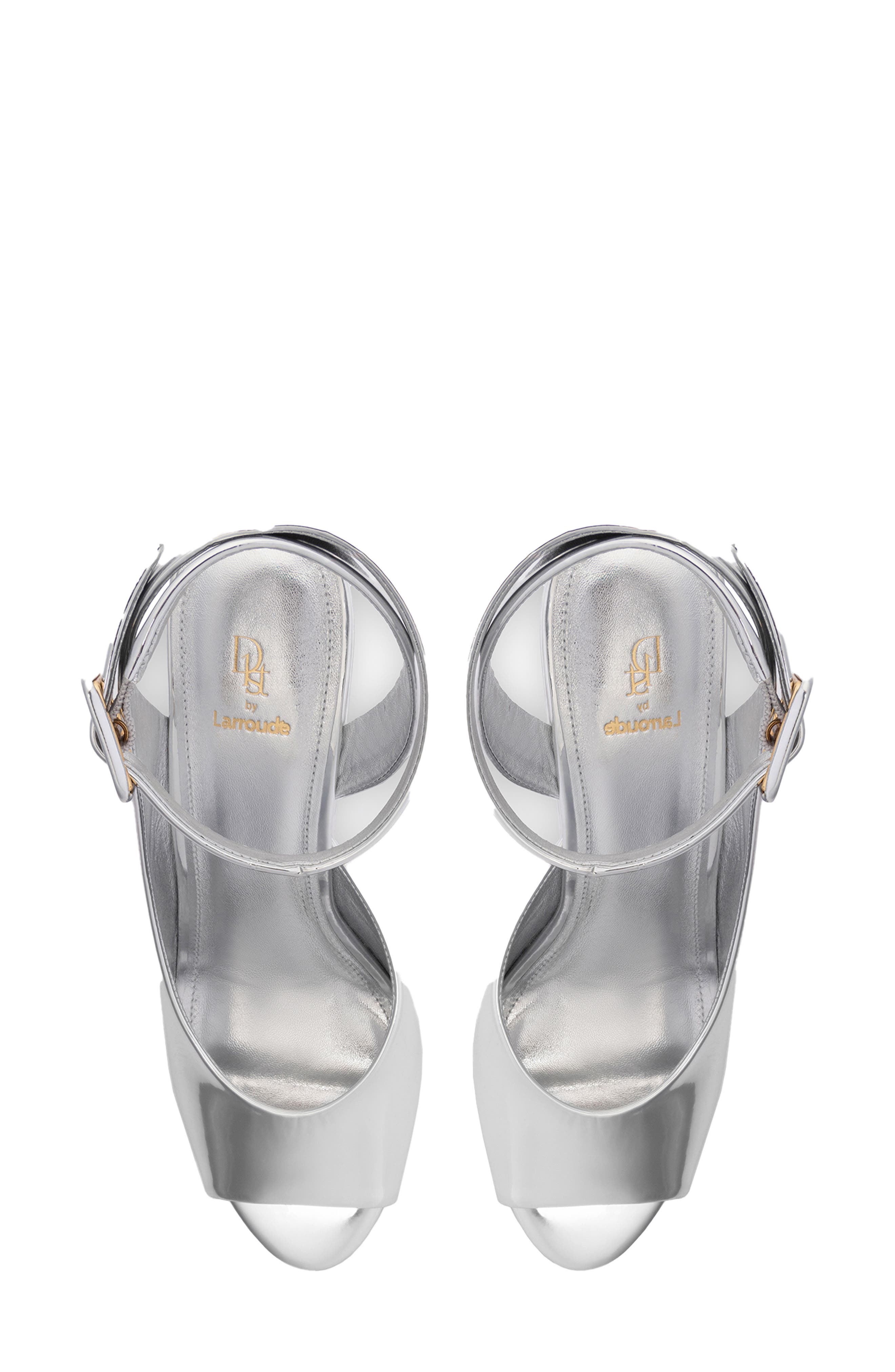 Larroudé x Deena Aljuhani Abdulaziz Wedge Sandal, Alternate, color, 