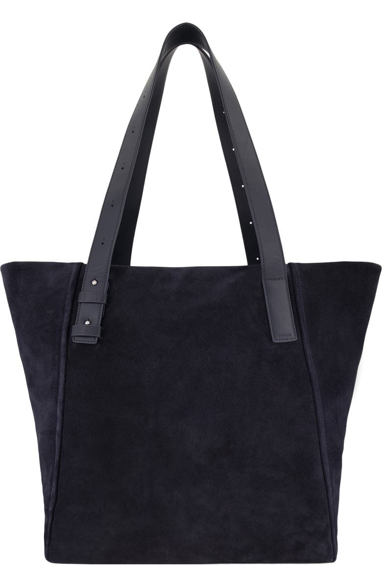 Vince Westmore XL Suede Tote, Main, color, Night Blue