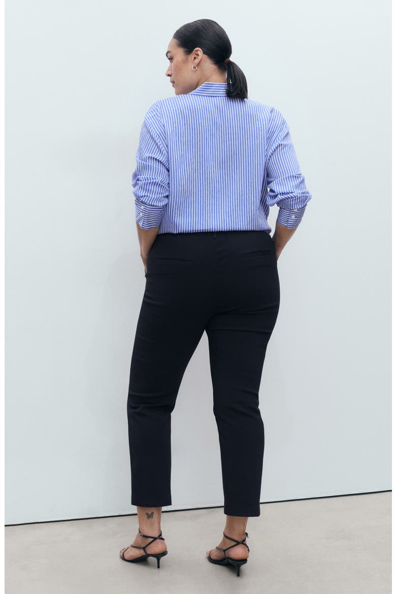 Ankle Straight Leg Pants, Alternate, color, NAVY