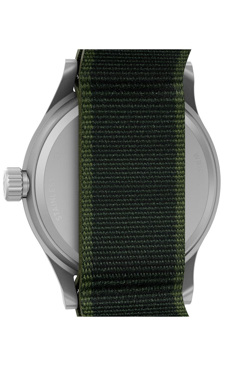 Expedition Sierra Fabric Strap Watch, Alternate, color, GREEN