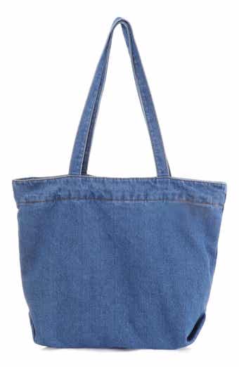 Large Denim Tote Bag