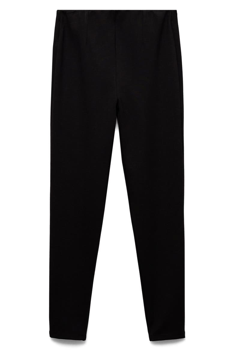 High Waist Leggings, Alternate, color, BLACK