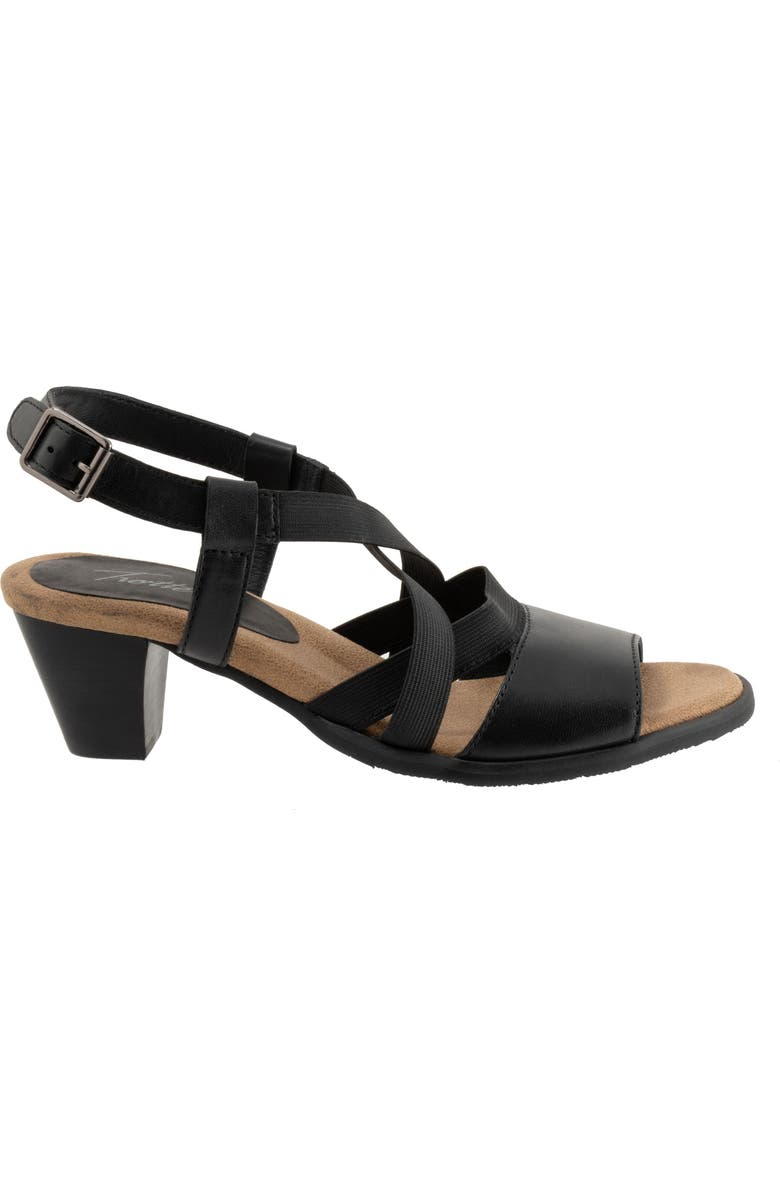 Trotters Meadow Ankle Strap Sandal, Alternate, color, Black