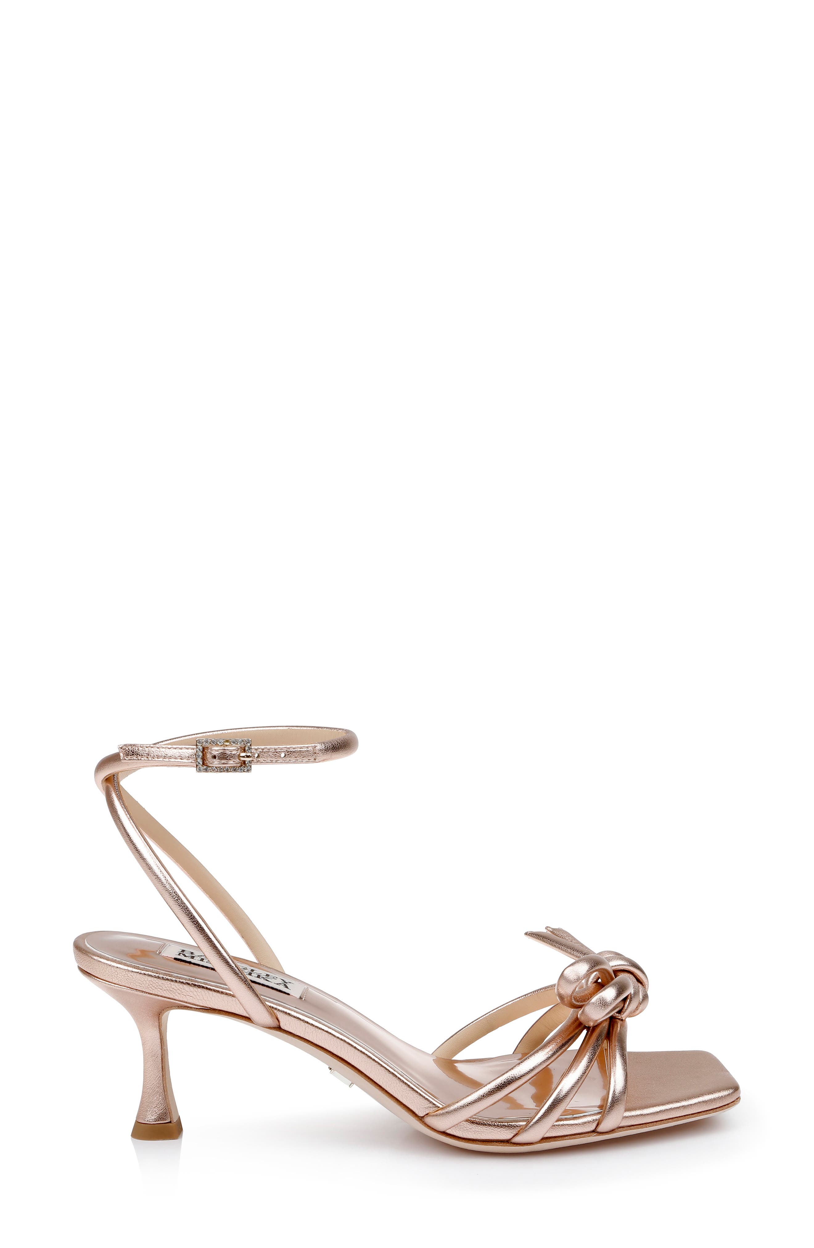 Badgley Mischka Collection Loyalty Ankle Strap Sandal, Alternate, color, Champagne
