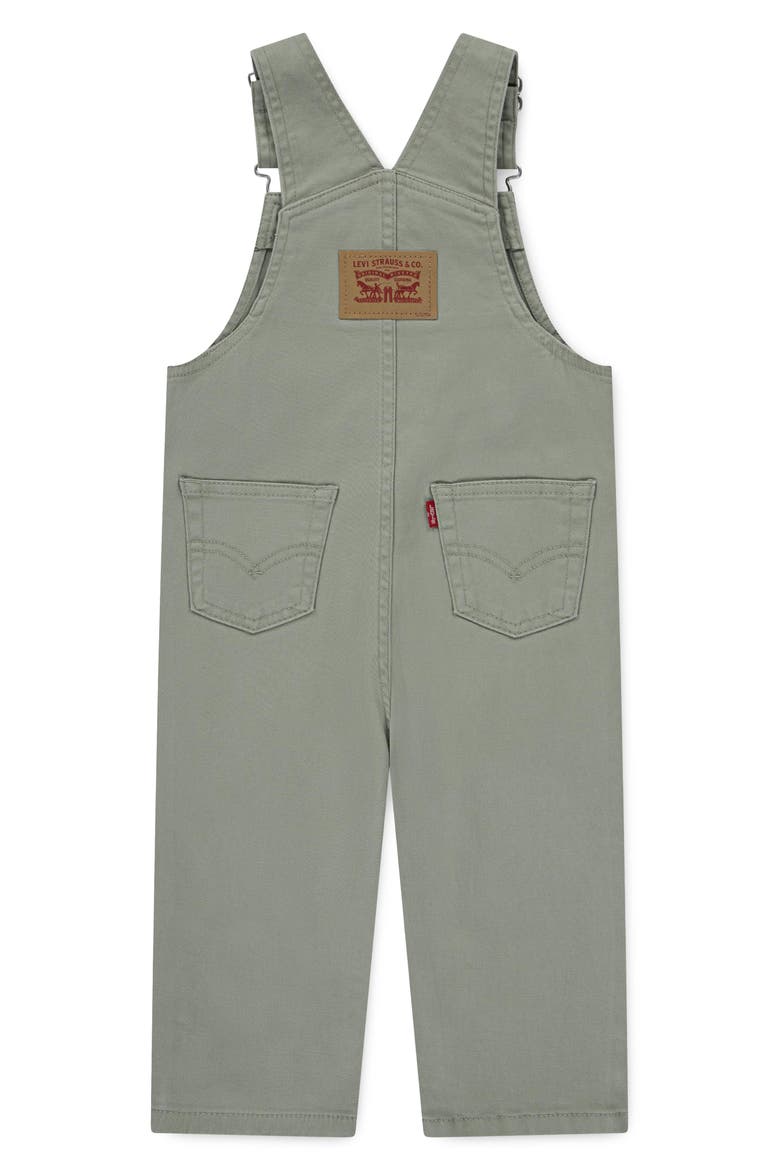 Cotton Stretch Twill Overalls, Alternate, color, SEAGRASS