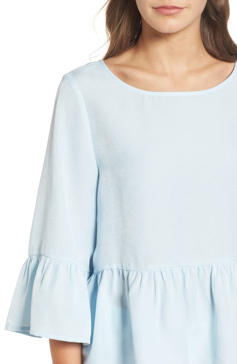 Chelsea28 Ruffle Sleeve Blouse, Alternate, color, 