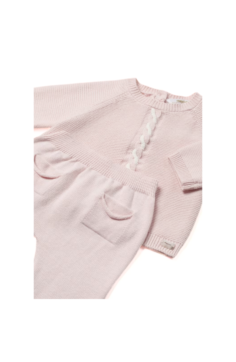 Mayoral 3 Piece Knit Set, Alternate, color, Pink