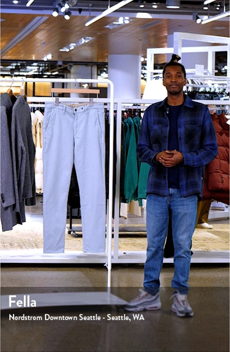 Fit 2 Slim Fit Action Loopback Chino Pants, sales video thumbnail