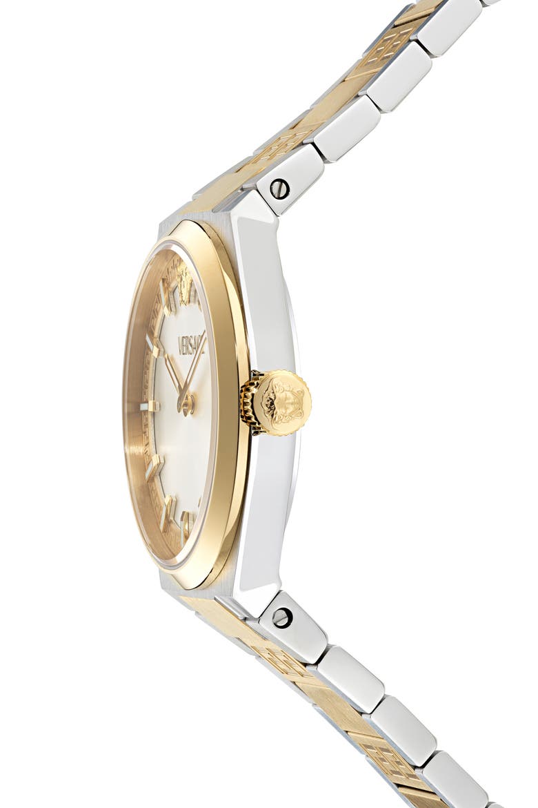V-Auria Two-Tone Bracelet Watch, 35mm, Alternate, color, GOLD TWO TONE
