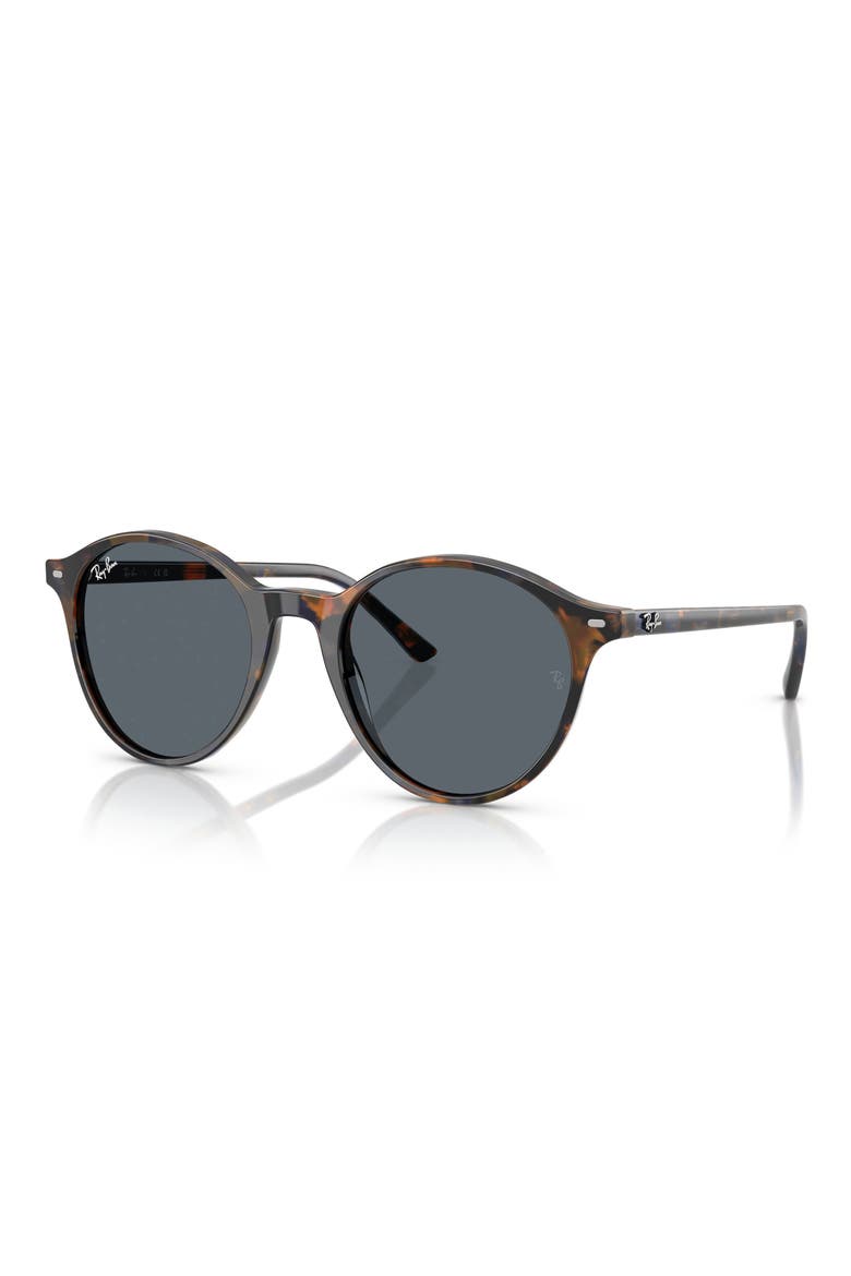 53mm Bernard Phantos Round Sunglasses, Alternate, color, HAVANA YELLOW E BLUE / BLUE
