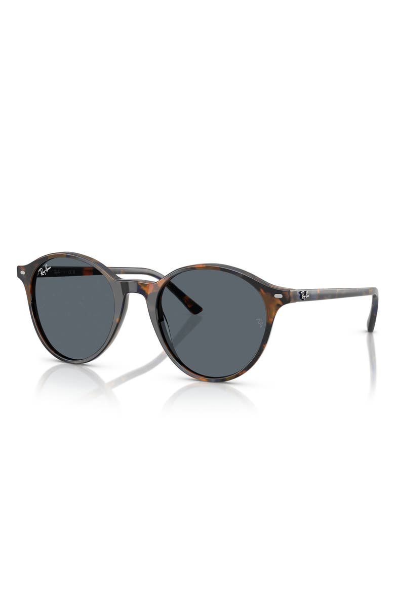 Ray-Ban 53mm Bernard Phantos Round Sunglasses, Alternate, color, Havana Yellow E Blue / Blue