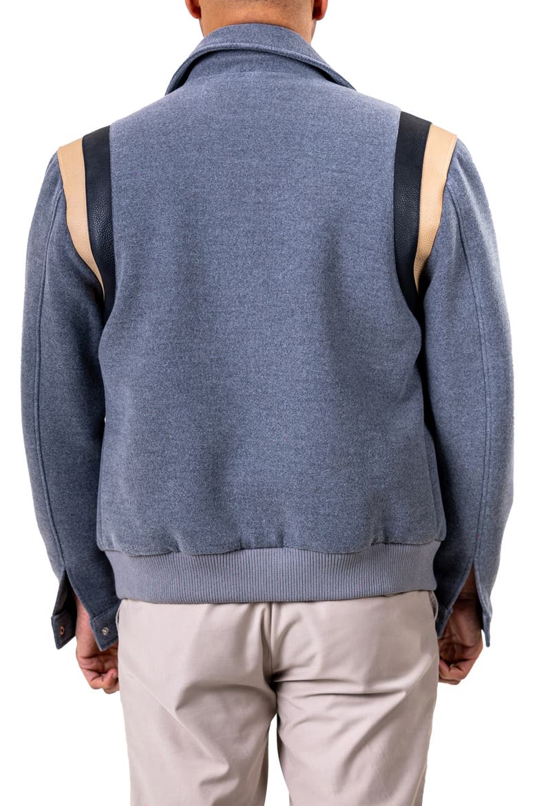 Ascension Mixed Media Jacket, Alternate, color, GREY